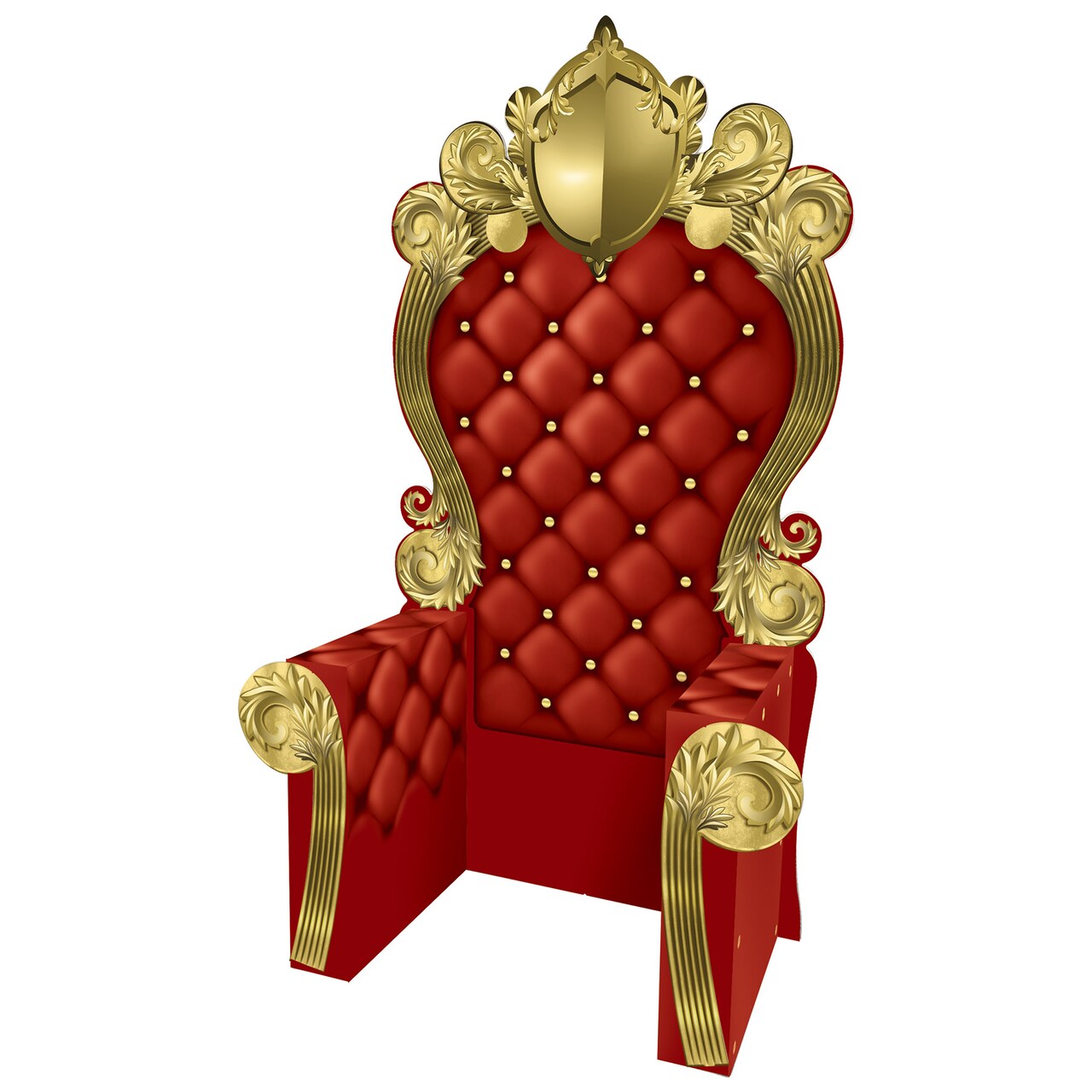 Beistle 7Feet 1¾in. x 3Feet 9¼in. 3-D Prom Throne Prop - 4 Pack
